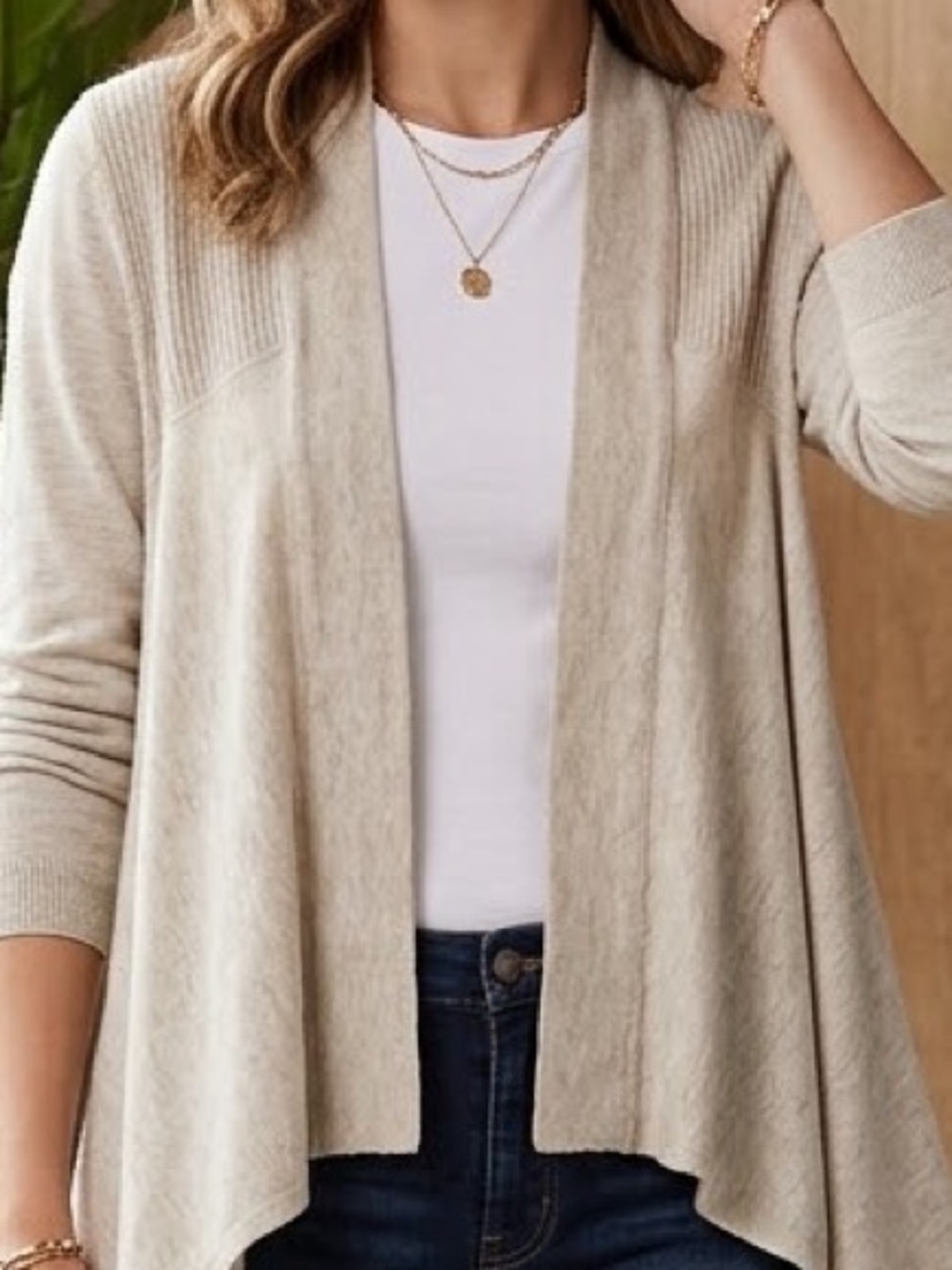 Reitmans Open-Front Knit Cardigan